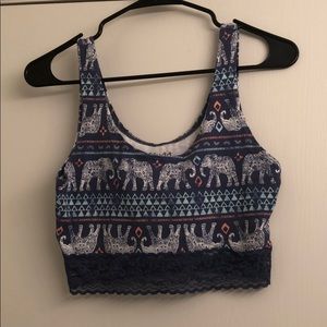 Elephant crop top